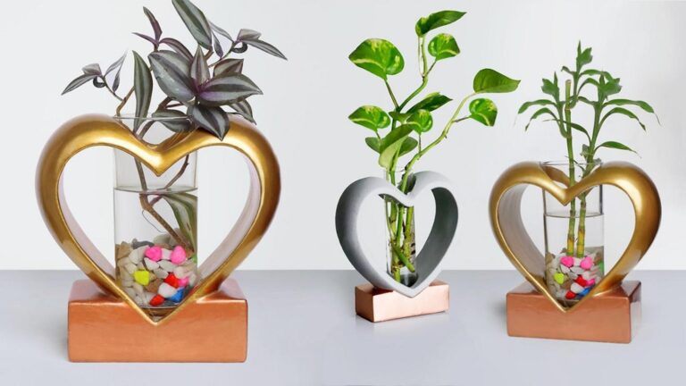 Une idée toute simple pour transformer du ciment en un vase époustouflant…