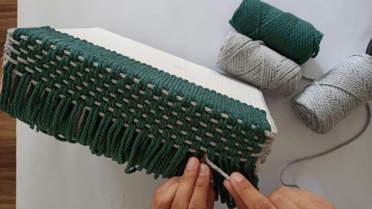 Une idée toute simple pour transformer une boîte en un magnifique panier…