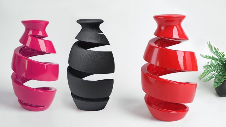 Une idée toute simple pour créer des vases en ciment qui impressionnent…