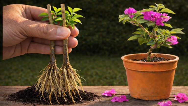 Cette méthode simple transforme vos boutures de bougainvillée en plantes florissantes…