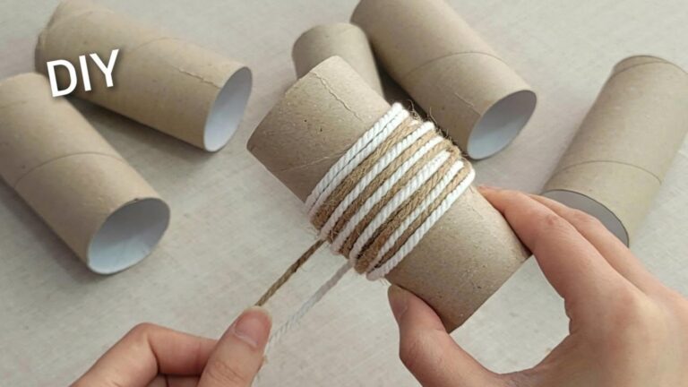 Cette astuce créative transforme des rouleaux de papier en un rangement étonnant…