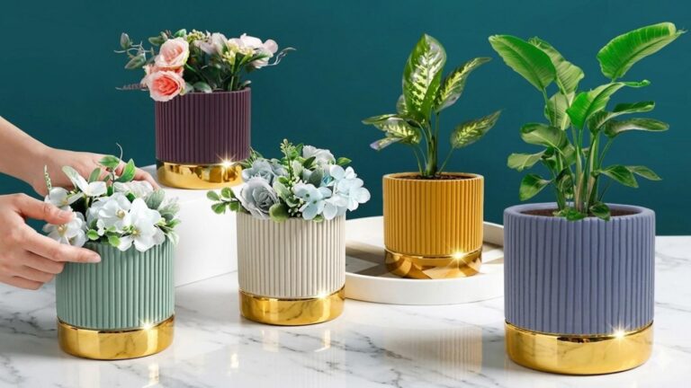 Cette astuce simple transforme du ciment en vases élégants… vos amis vont adorer !