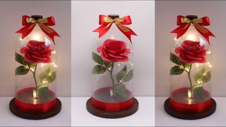 Cette astuce méconnue transforme des bouteilles en roses lumineuses… à découvrir
