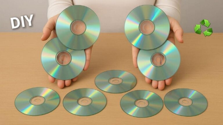 Cette astuce oubliée transforme vos vieux CD en déco tendance…