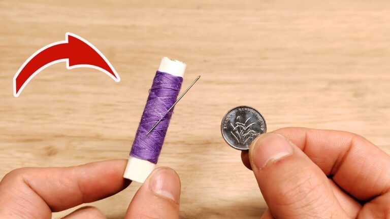 3 astuces pour enfiler une aiguille en un clin d&rsquo;œil, simples et efficaces !