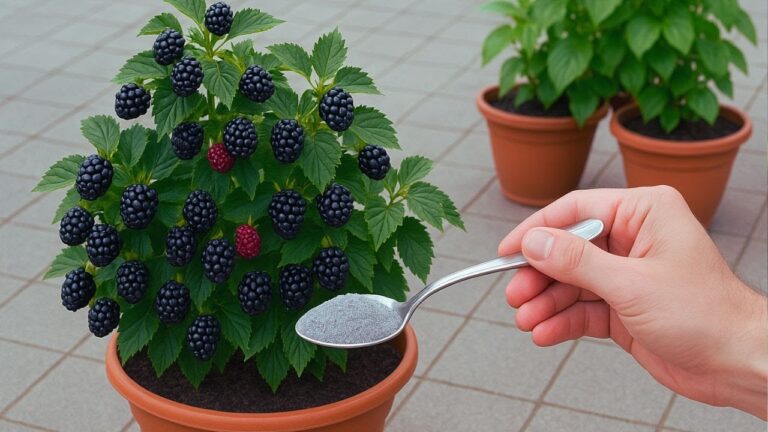 1 Cuillère Magique pour Faire Plier vos Plantes sous le Poids des Fruits !