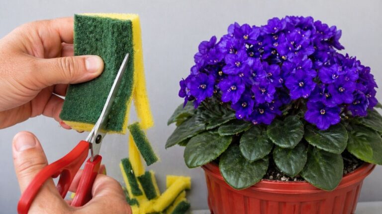 Transformez 5 éponges usées en trésors pour vos plantes !