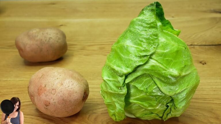3 recettes rapides et délicieuses avec des pommes de terre ou du chou à essayer !