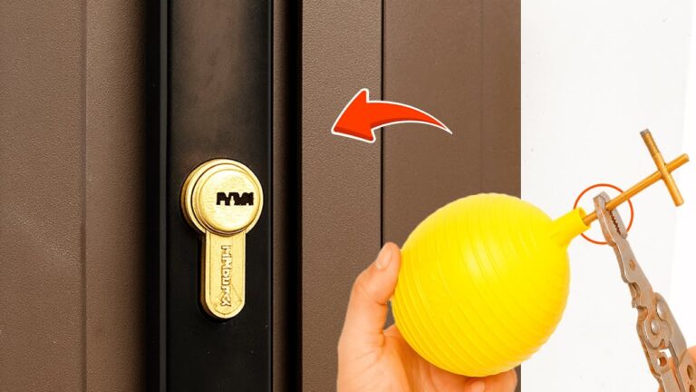 Déverrouillez une porte en 5 étapes avec une clé faite d&rsquo;une bouée !