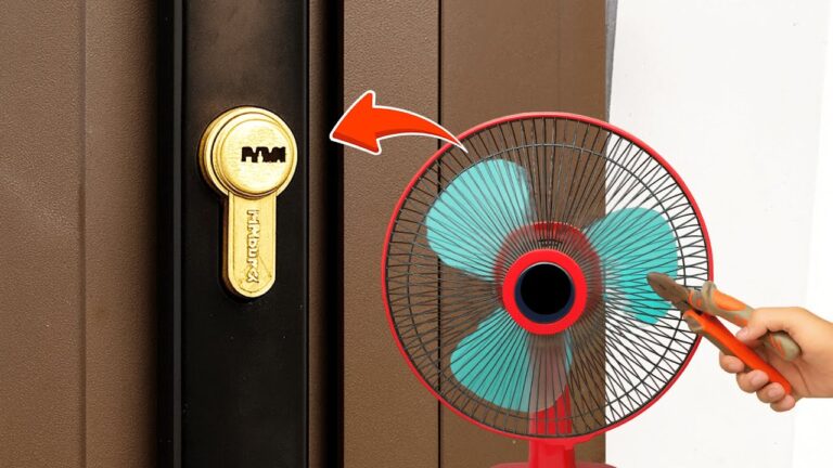 5 astuces pour ouvrir une porte d&rsquo;urgence sans clé avec un vieux ventilateur !