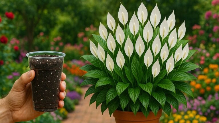 Transformez vos plantes avec 1 verre : astuces pour des fleurs épanouies !