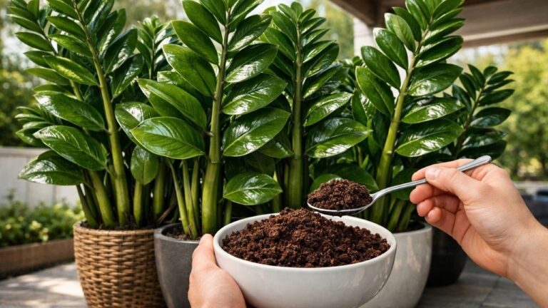 Débloquez votre Zamie avec cette astuce : seulement 1 cuillère pour relancer 1 plante !
