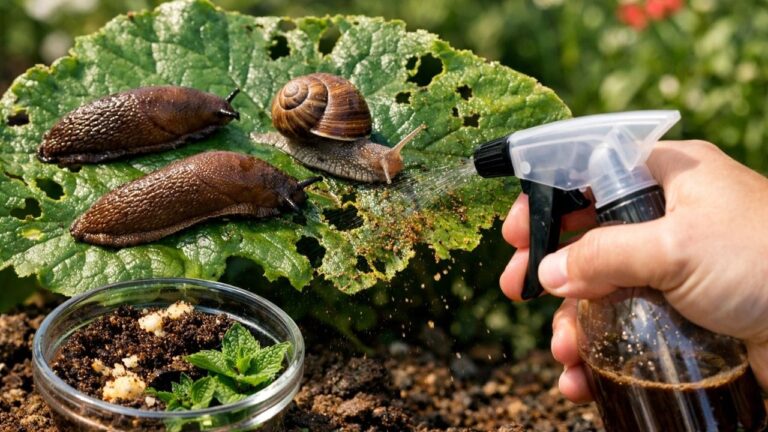 Éliminez 5 types de limaces et escargots sans poison avec cette méthode naturelle !