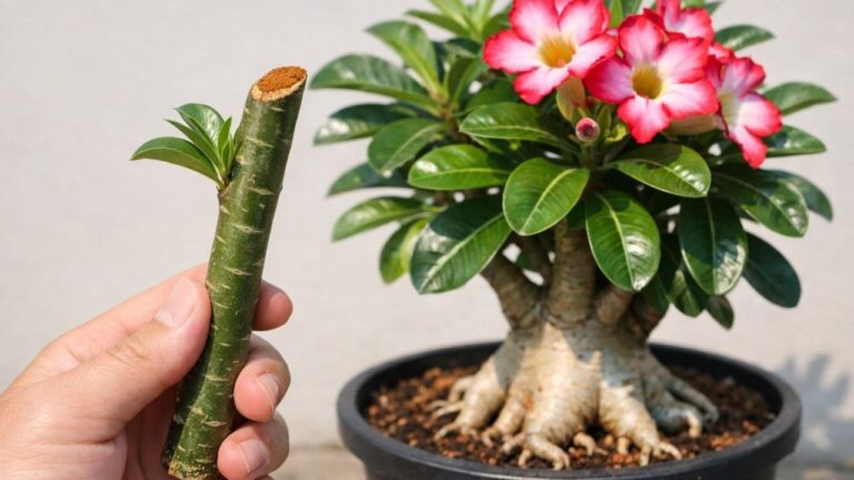 Découvrez 5 étapes pour réaliser des boutures de rose du désert facilement !