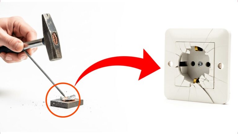 Réparez une prise fissurée avec cette astuce simple en 5 étapes !