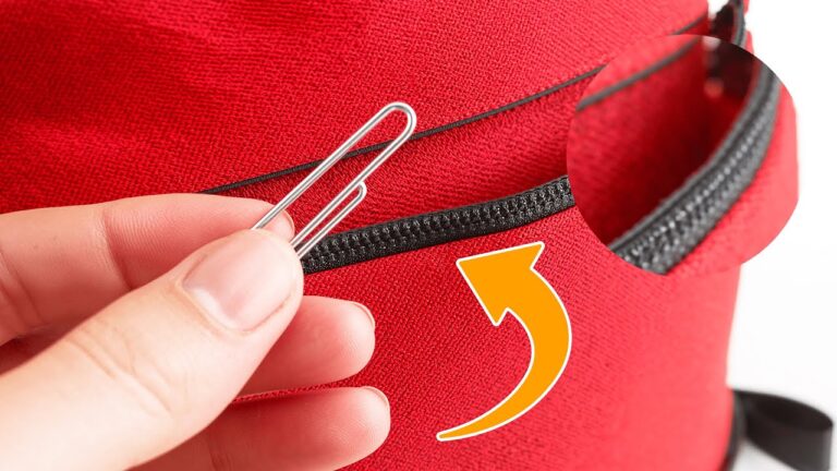 5 astuces étonnantes avec un simple trombone pour sauver votre sac à dos !