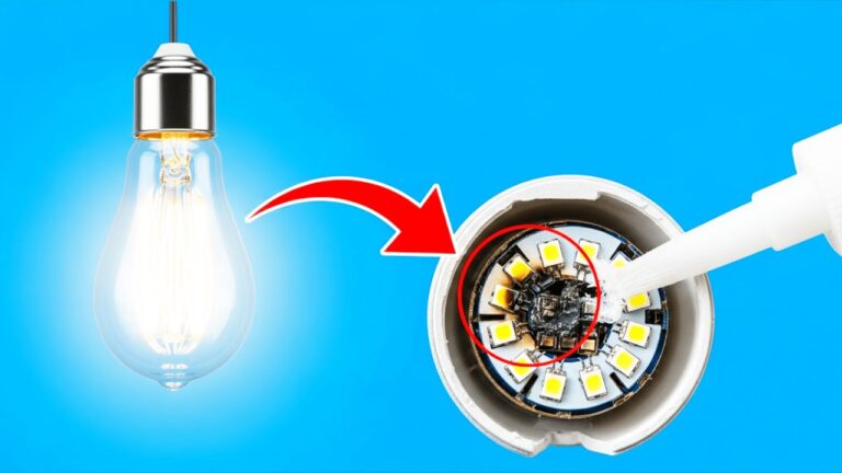 Réparez votre ampoule LED : 5 astuces surprenantes avec de la colle blanche !