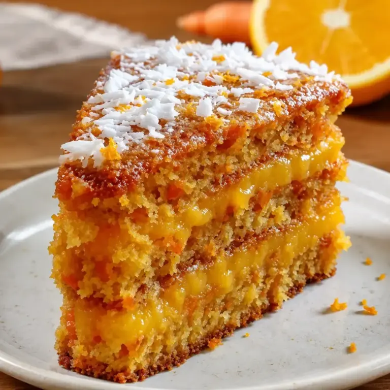 Gâteau Carotte-Orange : Savoureux et Sans Farine ni Sucre