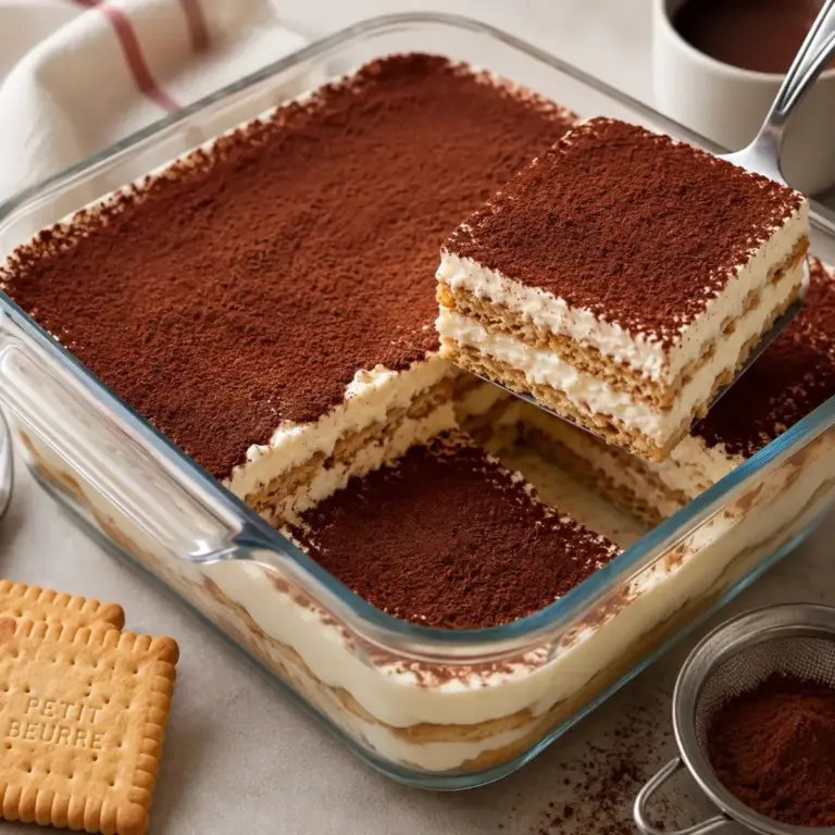 Gâteau Petit Beurre et Mascarpone : la recette irrésistible
