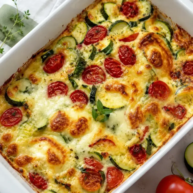 Gratin léger de courgettes et tomates : savoureux et diététique
