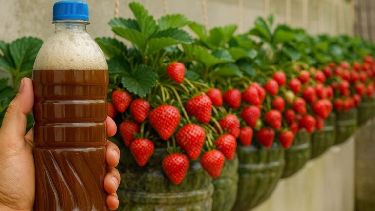 Transformez vos plantes avec 1 verre : des fraises toute l&rsquo;année !