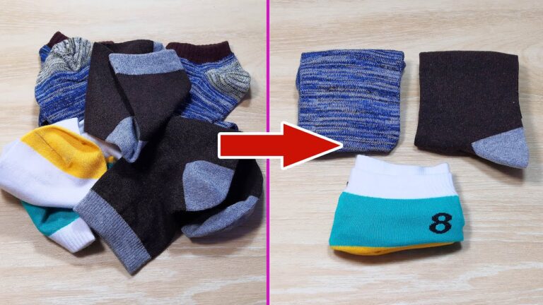 3 méthodes simples pour ne plus perdre vos chaussettes et bien les ranger !