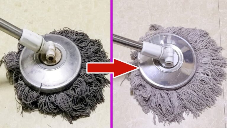Rendez votre mop comme neuf en 1 astuce : finie la moisissure et la mauvaise odeur !