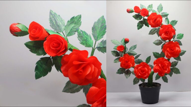 10 idées créatives de roses en plastique pour un décor maison élégant et unique