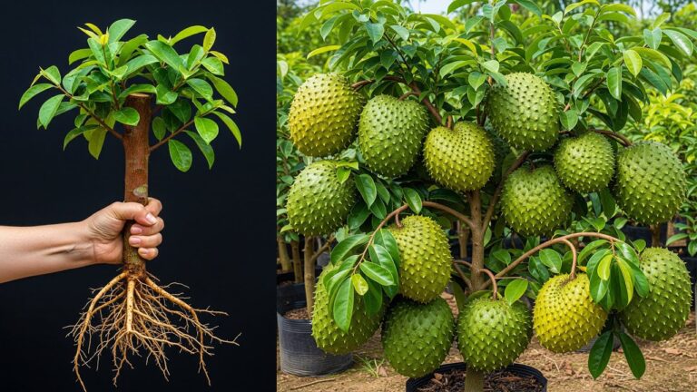 5 étapes pour faire pousser un arbre de corossol rapidement et facilement 🌿