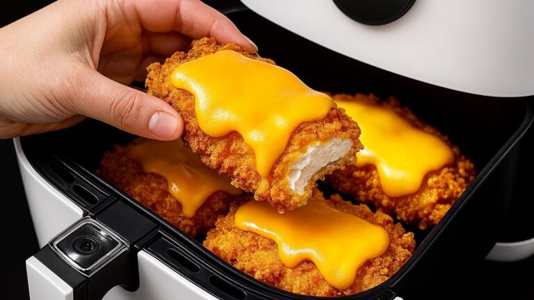 5 recettes de poulet croustillant au fromage à faire au Airfryer !