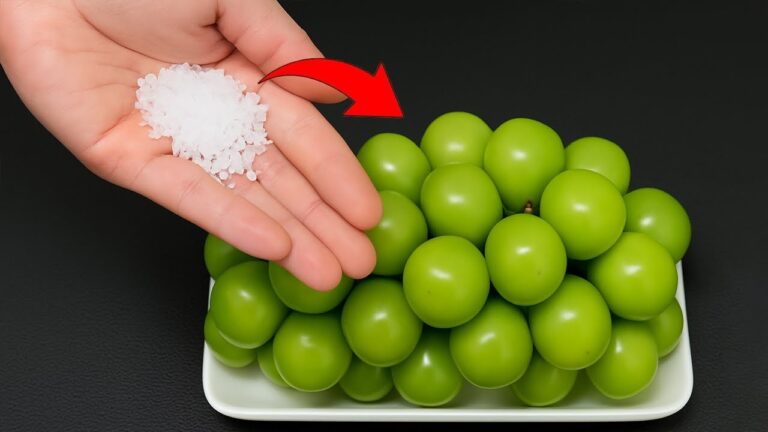 Transformez vos raisins en délices avec cette astuce magique en 1 étape !