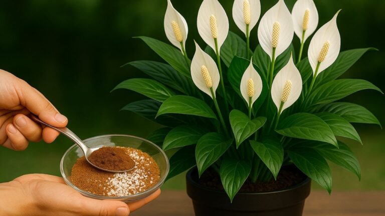 Faites pousser vos plantes 10x plus vite avec 1 cuillère magique !