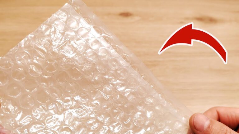 7 astuces étonnantes pour utiliser le papier bulle dans la cuisine et la salle de bain