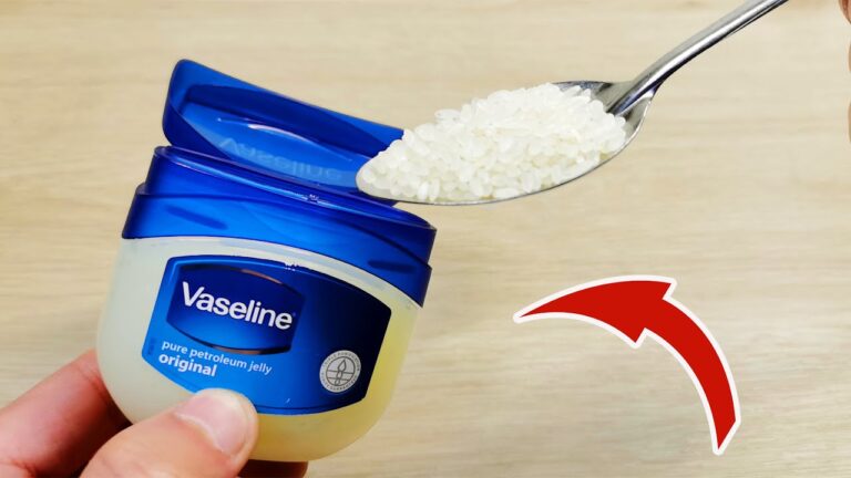 Étonnant : 5 usages du Vasaline avec le riz qui vont simplifier votre vie !