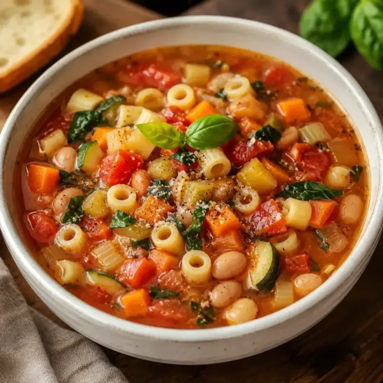 Minestrone Détox : Recette Légère et Rassasiante pour Maigrir