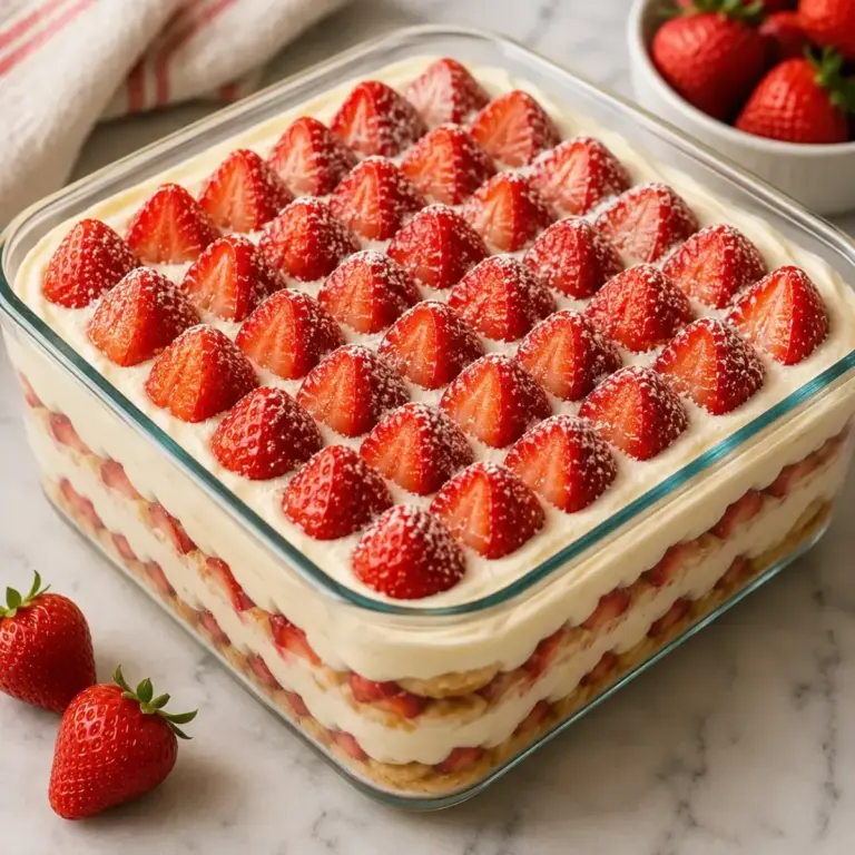 Tiramisu aux fraises : la recette estivale qui va vous régaler