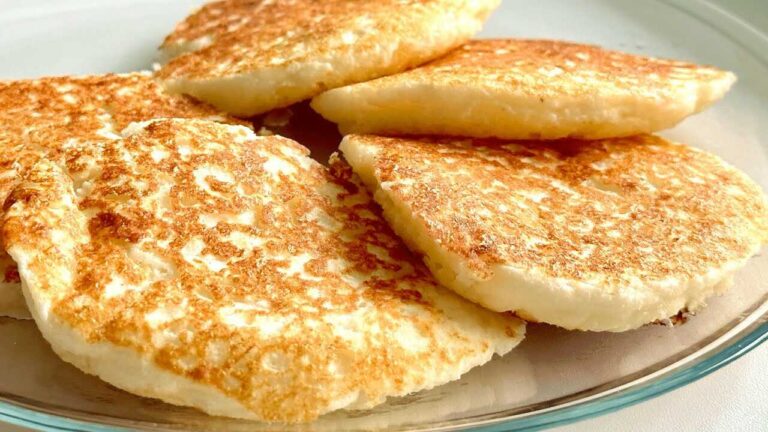 Recette de crêpes sans farine ! Petit-déjeuner sain en 3 minutes !