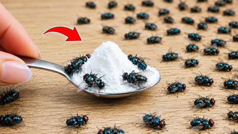 Toutes les mouches meurent instantanément ! Tuez les mouches naturellement – sans poison, sans frais ! ⭐