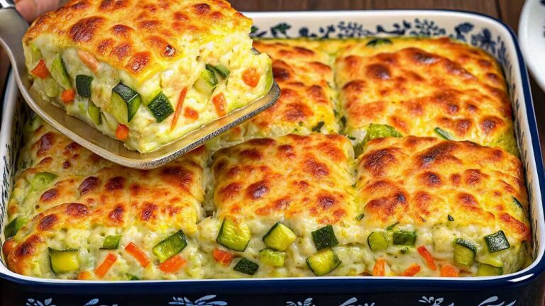 🥒 Tellement bon que je l’ai préparé tout l’été ! Gratin léger de courgettes, œufs et légumes