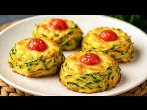 Pizzas aux courgettes cuites au four – légères, rapides et fromagères ! 🌿 Sans levure, sans friture