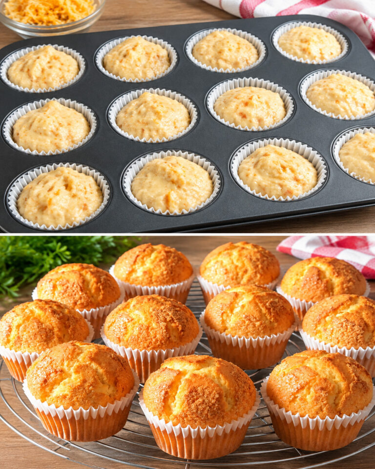 Tout mélangé et au four ! La recette de muffins la plus facile et délicieuse !