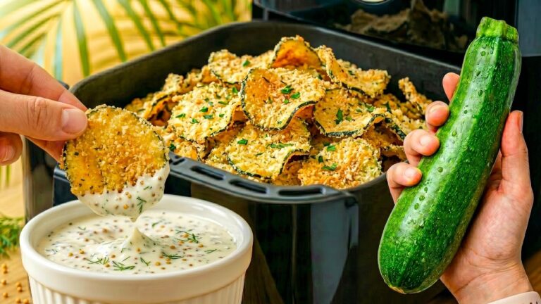 J’ai arrêté d’acheter des chips après cette astuce CROQUANTE à la courgette — un vrai petit miracle