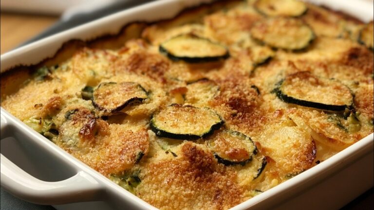 Pommes de terre et courgettes en tranches, c’est tout ! Une recette économique au goût incroyable