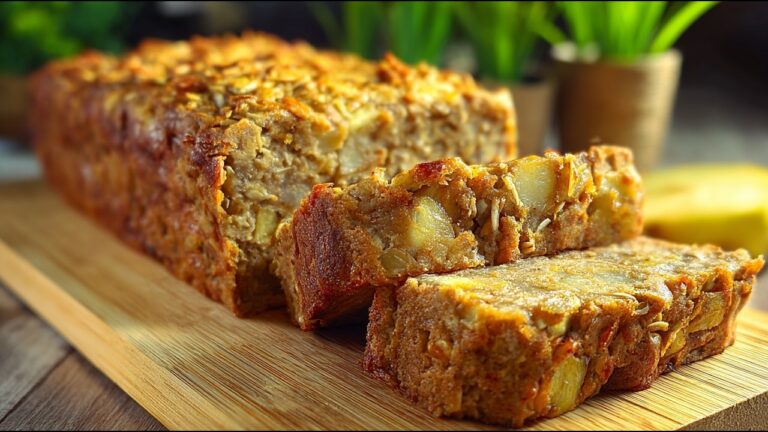 Flocons d’avoine, pomme et banane ! Prêt en 5 minutes, sans sucre ni gluten