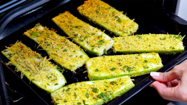 Tellement délicieux ! J’ai préparé ces courgettes tout l’été — recette en 5 minutes