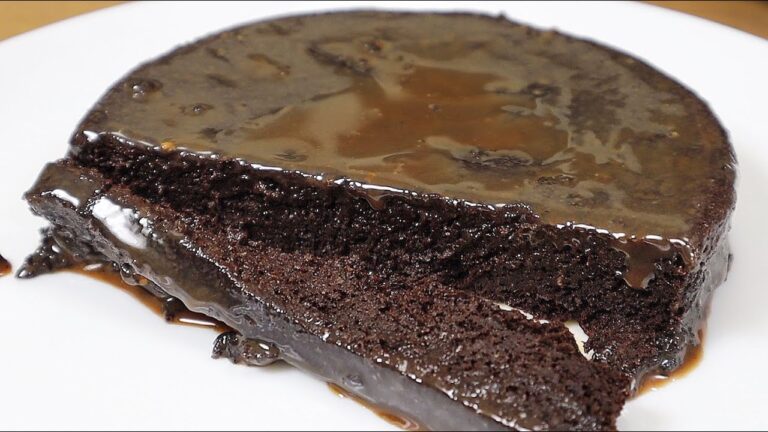 Sans sucre et sans farine! Gâteau au chocolat en 5 minutes de préparation.