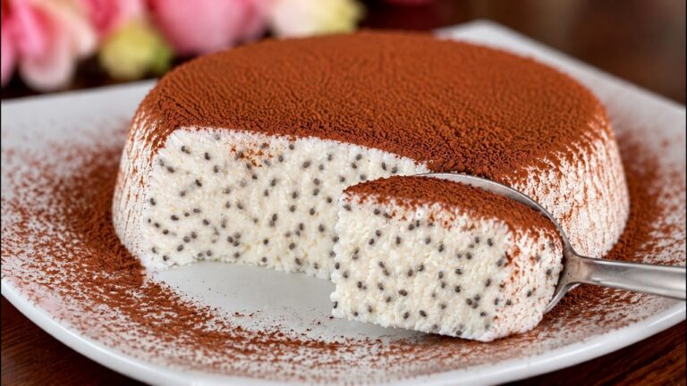 Dessert protéiné au chia pour les personnes au régime ! En 5 minutes ! Sans sucre !